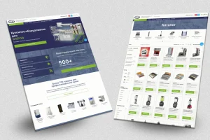 Сайт-каталог для продажи профессионального кухонного оборудования